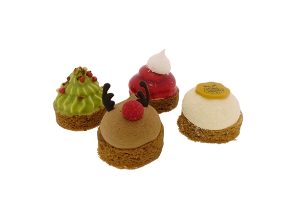 Kerstgebakje per 4